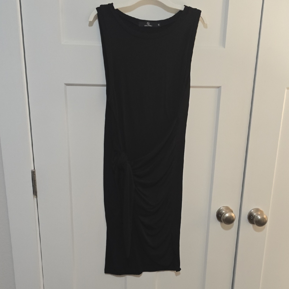 Black Sheath Midi Dress for Cocktail Nights